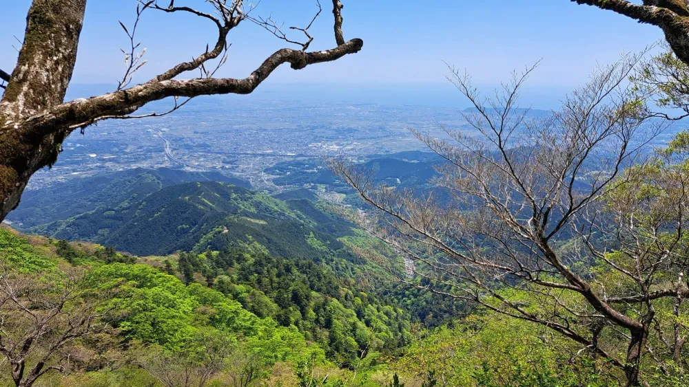 Paysage du haut du mont Ooyama
